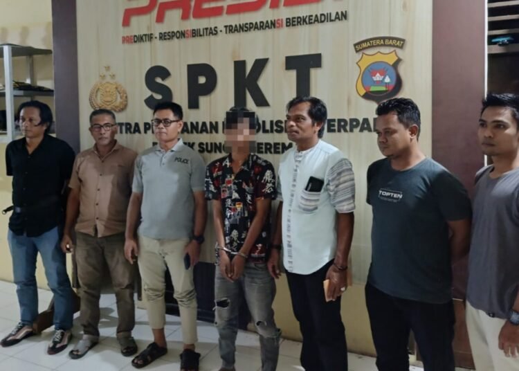 Pelaku diamankan di Mapolres Pasaman Barat (Ist)