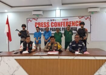 Curi 5 Mobil di Sumbar, 4 Anggota Sindikat Curanmor Lintas Provinsi Ditangkap