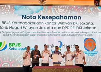 Bank Nagari Jalin Kerja Sama dengan REI dan BPJS Ketenagakerjaan Jakarta