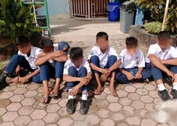 10 Pelajar SMP di Padang Keluyuran di Jam Sekolah, Petugas Langsung Bertindak