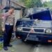 Dikejar OTK, Mobil Pick Up Terguling hingga Ringsek Parah di Padang, Muatan Telur Berserakkan