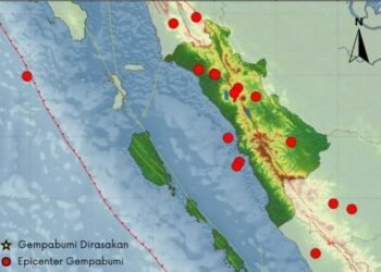Sumbar Diguncang Gempa 16 Kali Selama Seminggu Terakhir
