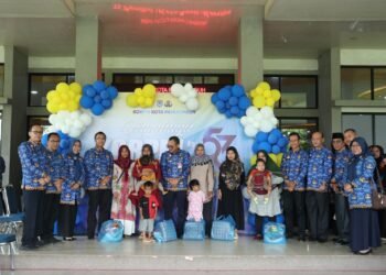 HUT Korpri ke-53, Pemko Payakumbuh Serahkan Bantuan Makanan Cegah Stunting di Lima Kecamatan