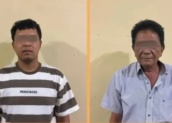 Ketahuan Berbuat Terlarang, Dua Pria Ditangkap di Tanah Datar