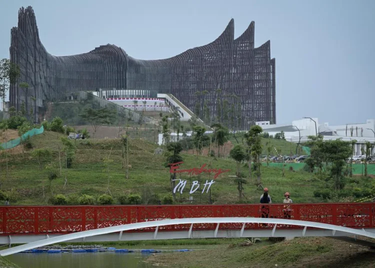Pemandangan IKN pada Agustus 2024. (ANTARA FOTO/FAUZAN/RWA)