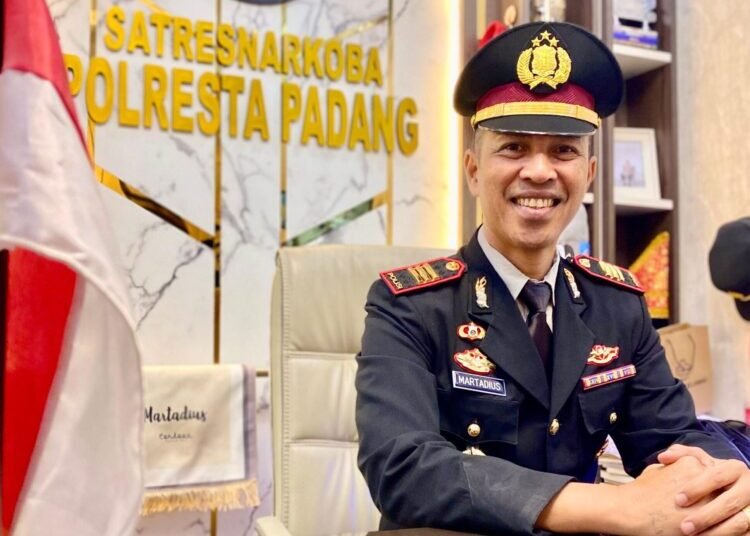 Foto: Kasat Narkoba Polresta Padang AKP Martadius.