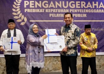 Kota Padang Panjang Raih Dua Penghargaan Sekaligus, dari Ombudsman RI dan KPID Sumbar