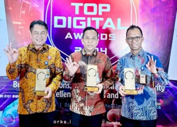 Bank Nagari Raih 3 Penghargaan Top Digital Awards 2024