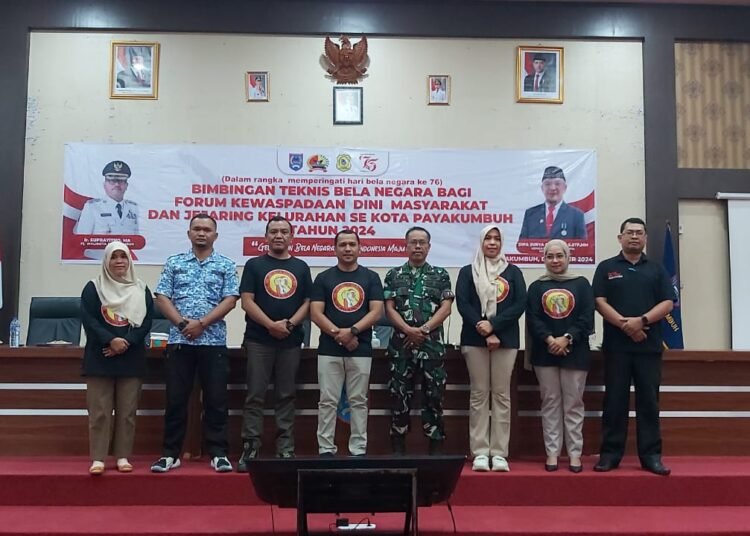 Kesbangpol Kota Payakumbuh menyelenggarakan Bimbingan Teknis  Bela Negara, Kamis (5/12/2024).