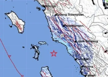 Gempa Magnitudo 4,8 Guncang Pasaman Barat