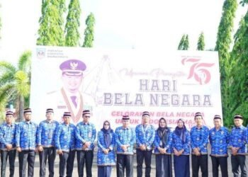 Peringatan Hari Bela Negara ke-76, Pemkab Dharmasraya Sampaikan Amanat Presiden Prabowo