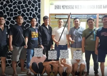 Ancam Orang dengan Sajam, Empat Pemuda di Pesisir Selatan Diringkus