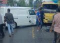 Kronologi Tiga Kendaraan Terlibat Kecelakaan Beruntun di Jalan Solok-Padang
