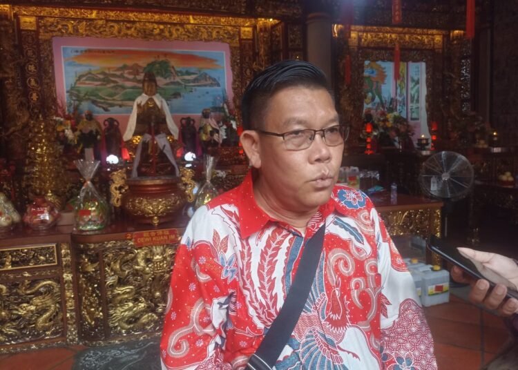 Humas Klenteng See Hien Kiong Kota Padang, Indra Lie (foto: Habil/Sumbarkita)