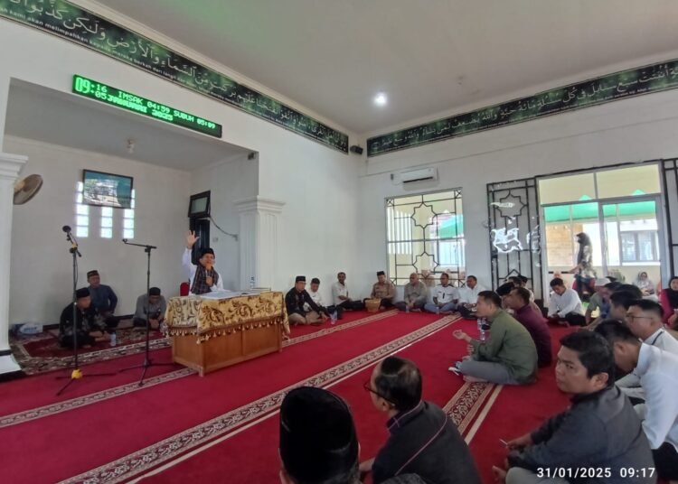 Pemko Pariaman menggelar wirid bulanan sekaligus peringati Isra Mikraj pada Jumat (31/1).