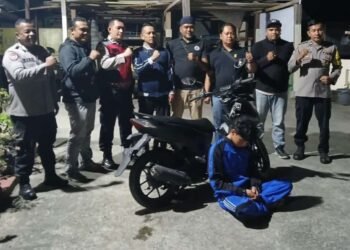 Pemuda Asal Agam Kubur Motor Hasil Curian usai Beraksi di Padang