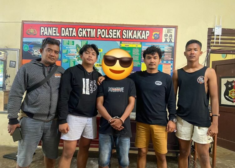 Pelaku narkoba ditangkap di pelabuhan di Kabupaten Kepulauan Mentawai.