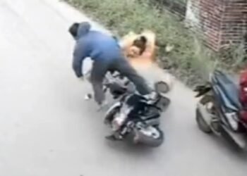 Video: Aksi Heroik Emak-emak Hadang Pencuri Tabung Gas dengan Tangan Kosong