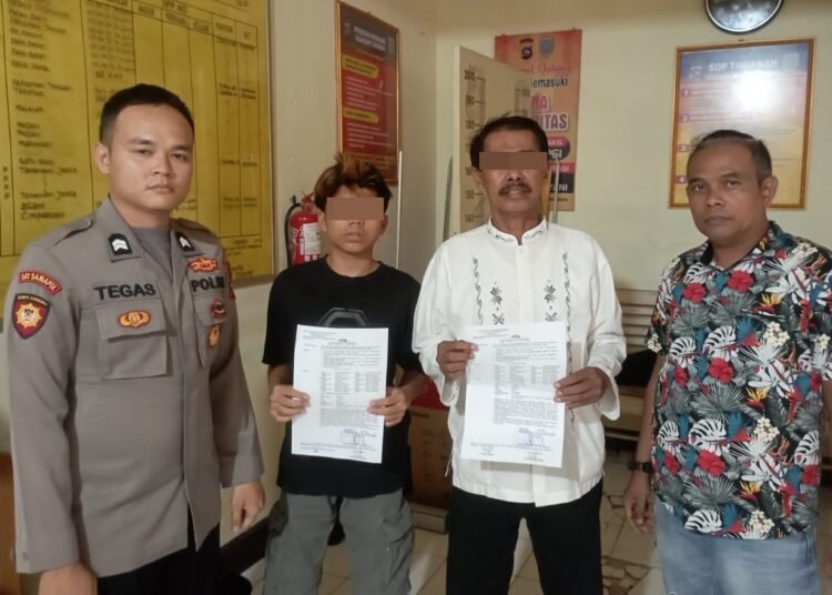 Kedua terduga pelaku diamankan di Polres Pariaman.