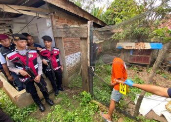 Rekonstruksi Kasus Suami Bunuh Selingkuhan Istri di Limapuluh Kota, 39 Adegan Diperagakan