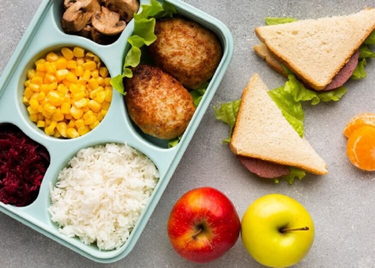 Ilustrasi menu makan bergizi gratis. (Freepik)