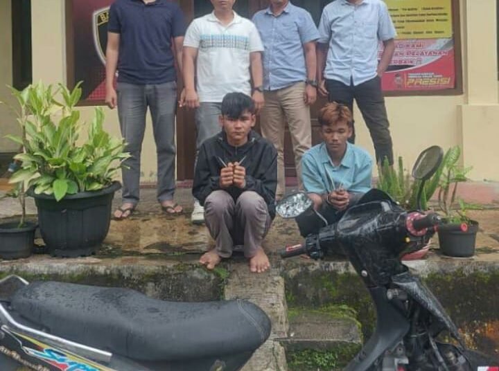 Pelaku dan barang bukti diamankan di Polres Solok.