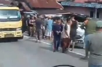 Sejumlah Kendaraan Terlibat Kecelakaan di Jalan Lintas Padang-Solok
