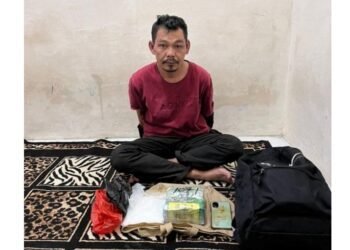 Pengedar Asal Aceh Ditangkap di Solok, Satu Kilogram Sabu Disita