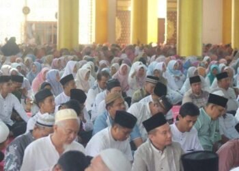 HUT Dharmasraya ke-21, Pemkab Gelar Tablig Akbar Dihadiri Ribuan Jemaah