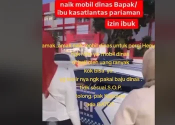 Ini Kata Polisi Soal Viral Video Mobil Dinas Kasatlantas Pariaman Dipakai Ibu-ibu