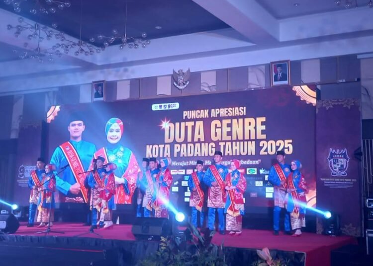 Puncak Apresiasi Duta GenRe Kota Padang 2025 digelar di Pangeran Beach Hotel, Kota Padang (foto: Diskominfo Kota Padang)