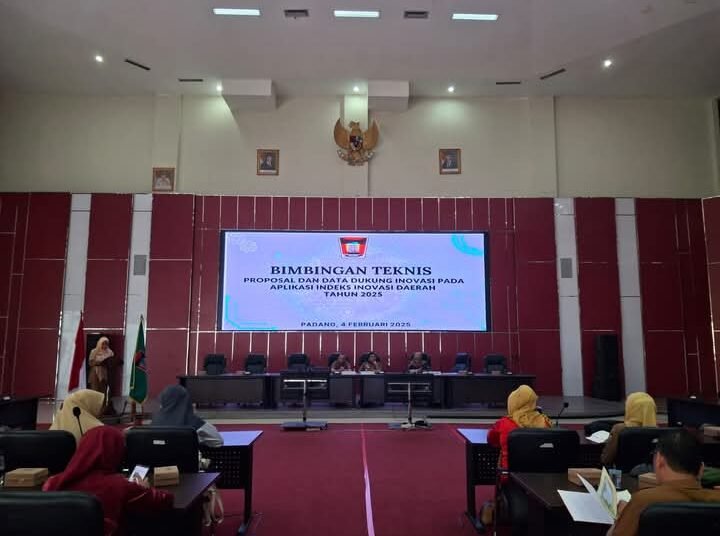 Bimtek Penginputan Proposal dan Data Dukung pada Aplikasi Indeks Inovasi Daerah.