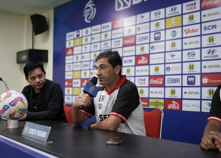 Sesi Pre Match Presscon Semen Padang FC sebelum menghadapi Barito Putera (Foto: Semen Padang FC)