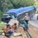 Polisi Ungkap Kronologi Truk Tronton Terperosok di Sitinjau Lauik