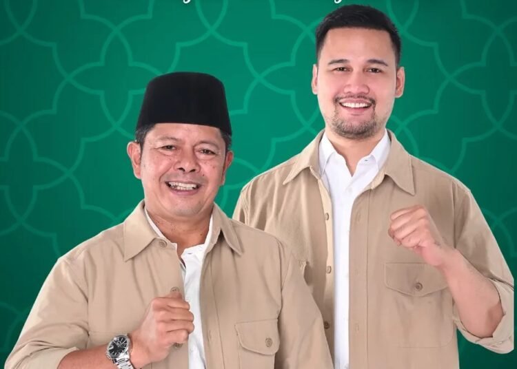 Pasangan calon bupati dan wakil bupati Pasaman nomor urut 01, Welly Suheri-Anggit Kurniawan Nasution.