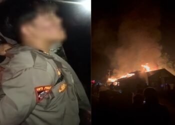 Video: Polisi Gadungan Boyok Dikeroyok, Tertangkap Basah Bakar Rumah Warga di Limapuluh Kota