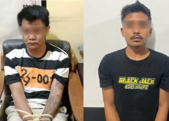 Tampang Dua Terduga Pembunuh Gadis dalam Karung di Tanah Datar
