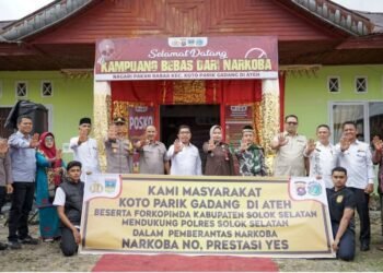 Pemkab dan Polres Solok Selatan Sepakat Wujudkan Kampung Bebas Narkoba