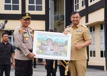 Masa Jabatan segera Berakhir, Bupati Sutan Riska Pamit ke Jajaran Polres Dharmasraya