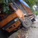 Kecelakaan di Jalan Padang-Solok, Truk Rem Blong Tabrak Tebing di Sitinjau Lauik