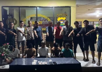 Diduga Berbuat Terlarang di Sebuah Rumah di Pesisir Selatan, Lima Pria Ditangkap