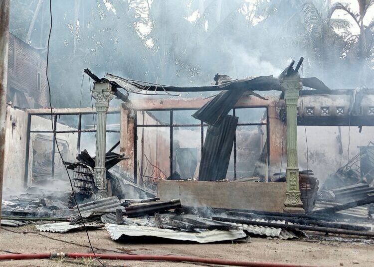 di Kampung Balai-Balai Korong Kampung Tangah Ganting, Nagari Kudu Ganting, Kecamatan V Koto Timur, Padang Pariaman, Selasa (11/3).