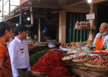 Jelang Lebaran, Wali Kota Payakumbuh Zulmaeta Tinjau Harga Pangan di Pasar Ibuh