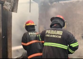 Kebakaran Rumah dan Kontrakan di Padang, Kerugian Capai Rp400 Juta