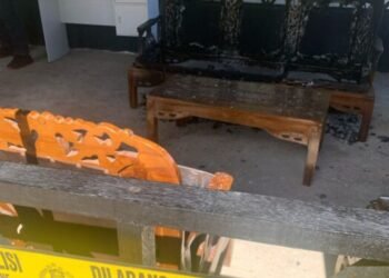 Kafe Lokana di Pesisir Selatan Diduga Sengaja Dibakar