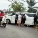 Sopir Diduga Mengantuk, Mobil Mewah Terlibat Kecelakaan di Pesisir Selatan