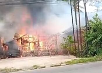 Video: Kebakaran di Pariaman, Rumah Warga Habis Dilahap Api