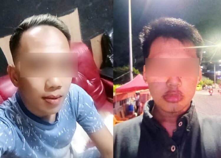 Tampang korban dan terduga pelaku penusukan di barbershop di Kota Padang pada Minggu (9/3) malam beredar di media sosial.