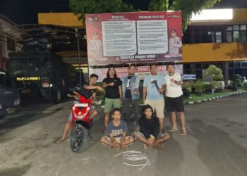 Dua Pencuri Kabel Tower di Padang Diringkus Polisi