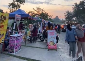 Pasar Pabukoan Taman Batang Agam Payakumbuh, Tempat Kuliner Favorit dengan Ratusan UMKM